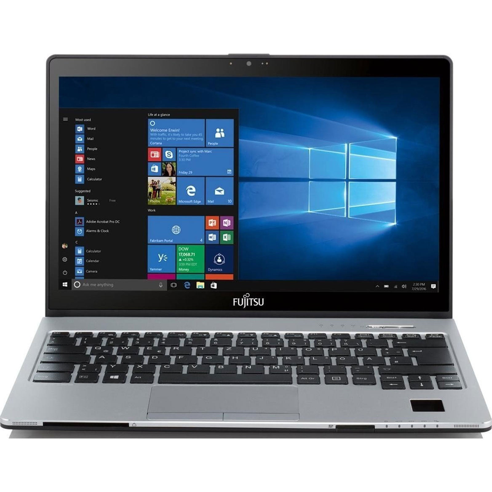 Fujitsu Lifebook S938 13.3 touchscreen Full HD con Intel Core i5-8350U e SSD 240GB rigenerato