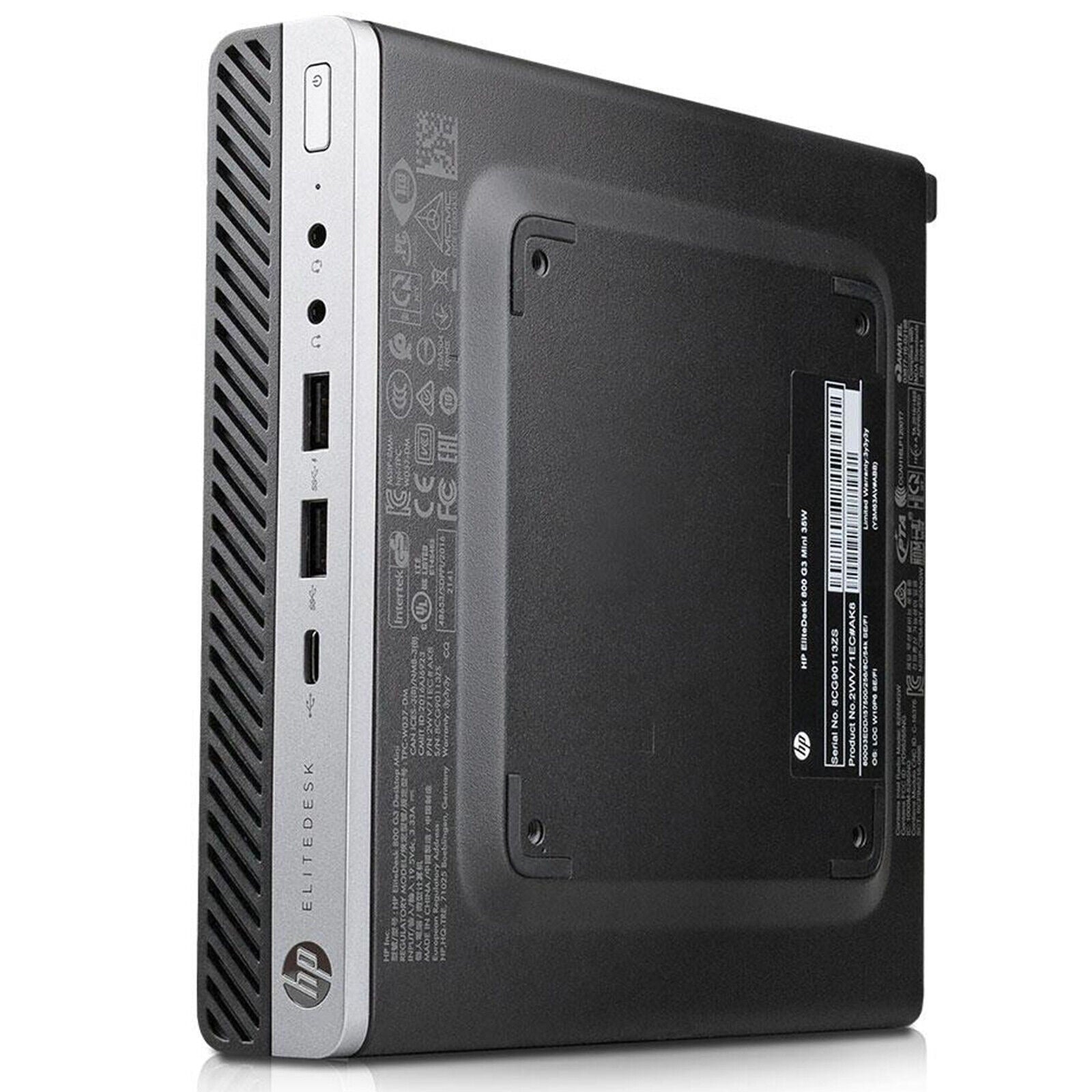 HP EliteDesk 800 G3 Mini business desktop i5-6400T con LAN Gigabit RJ-45