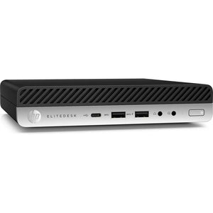 HP EliteDesk 800 G5 Mini rigenerato i5-9400T 16GB SSD 480GB vista frontale
